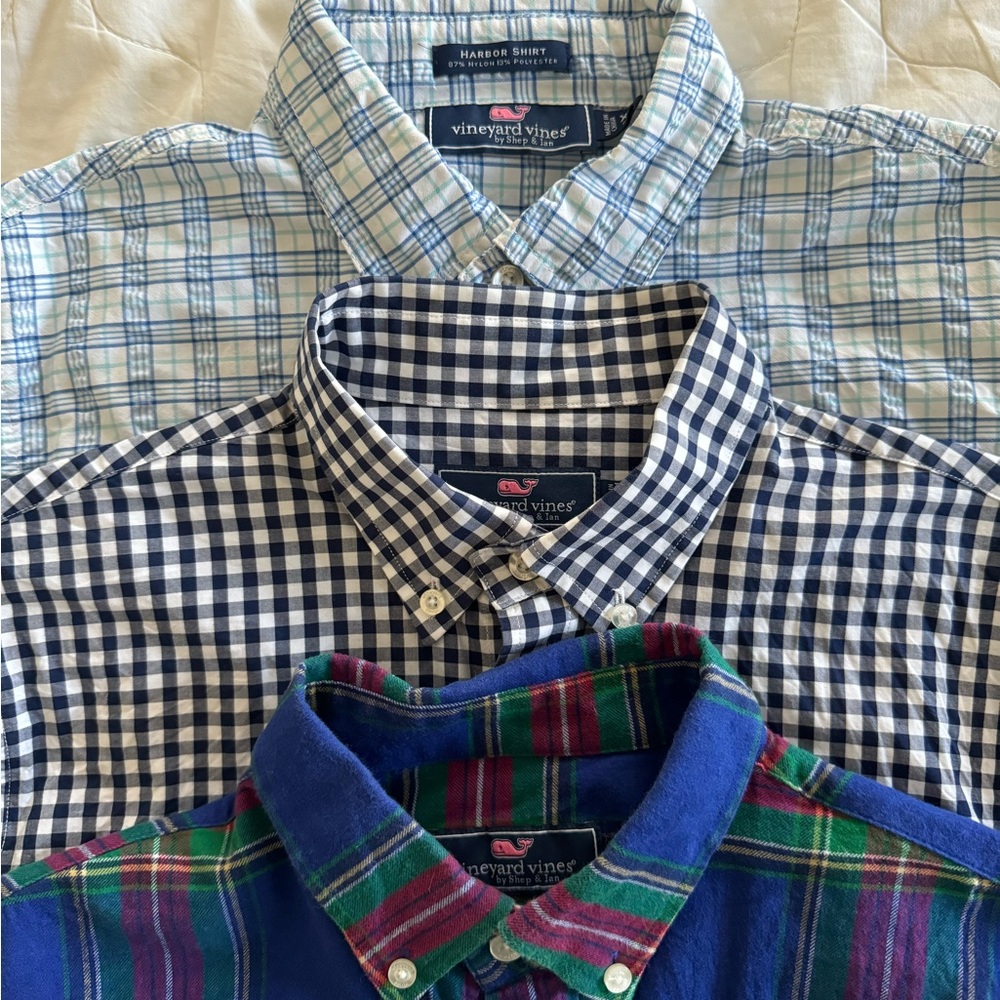 Vineyard Vines - 3 pack - Boys XL button down shirts